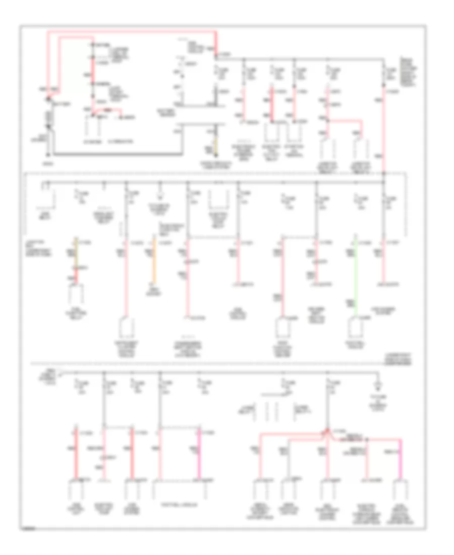 Power Distribution Wiring Diagram 1 of 5 for BMW M3 2010