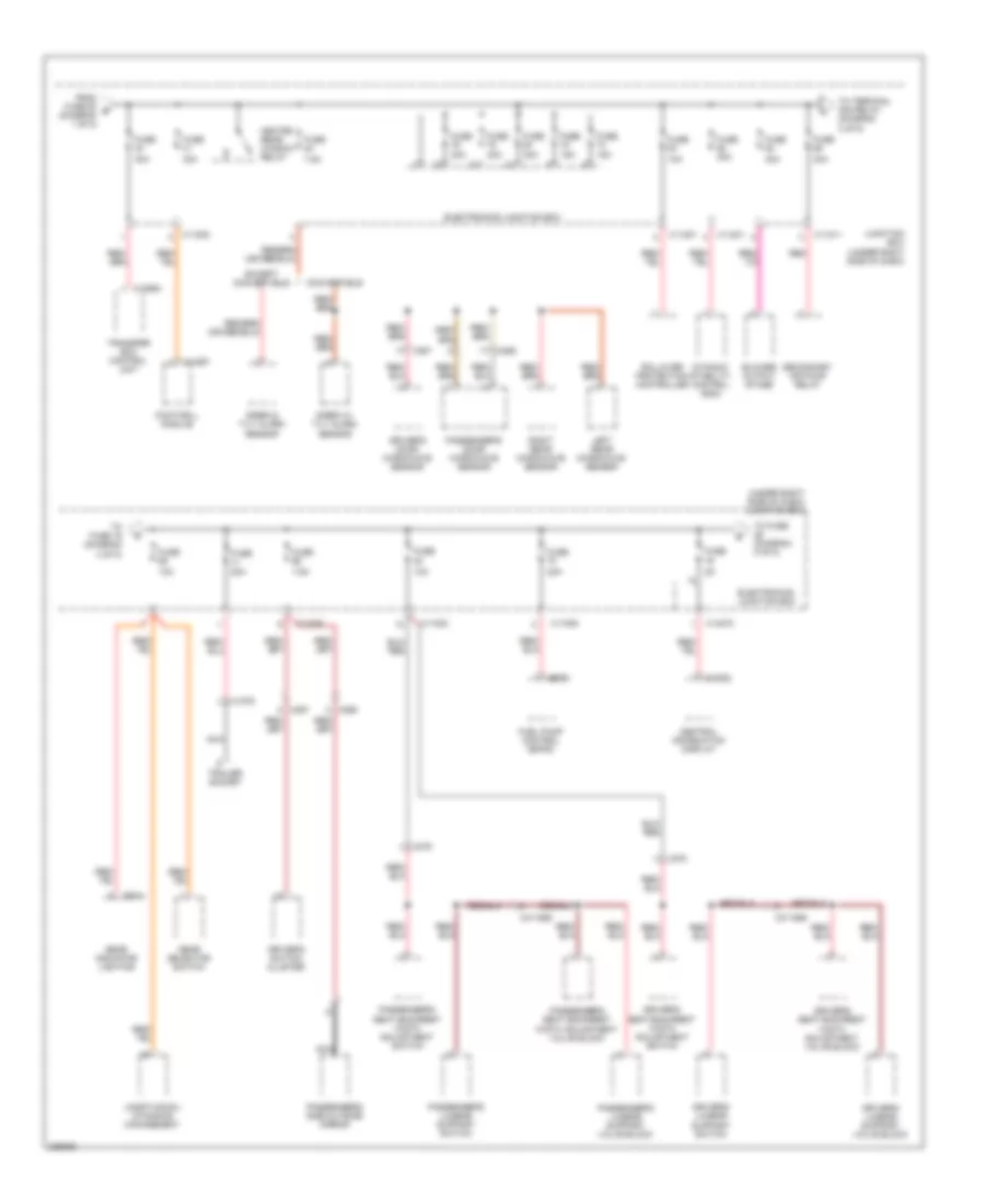 Power Distribution Wiring Diagram (2 of 5) for BMW M3 2010