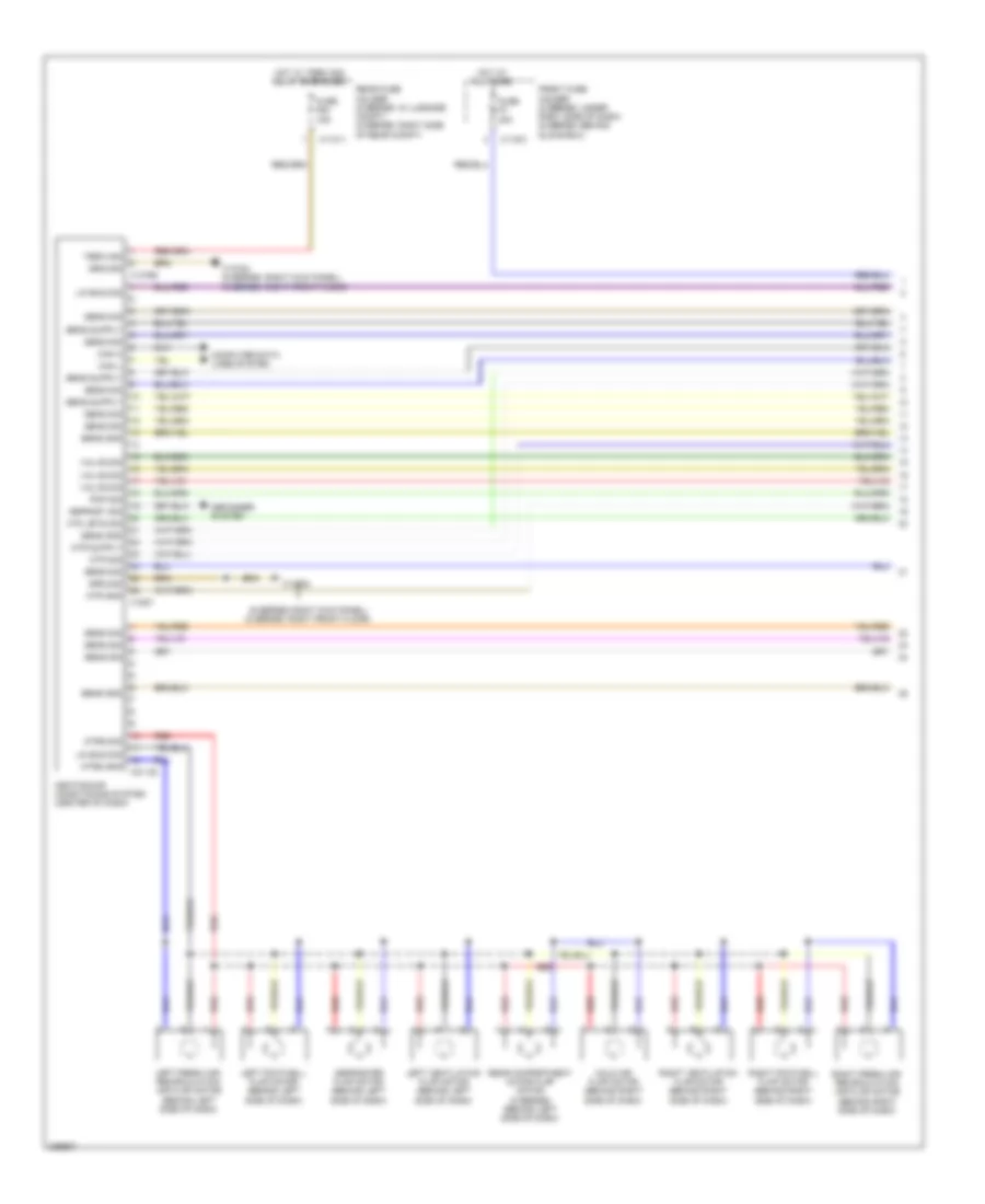 Automatic AC Wiring Diagram (1 of 3) for BMW M6 2008