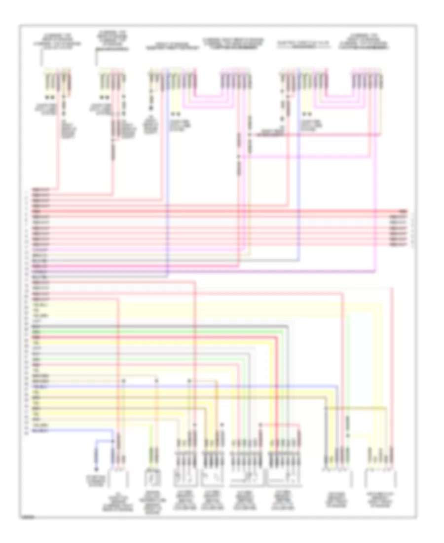 5.0L, Engine Performance Wiring Diagram (4 of 6) for BMW M6 2008