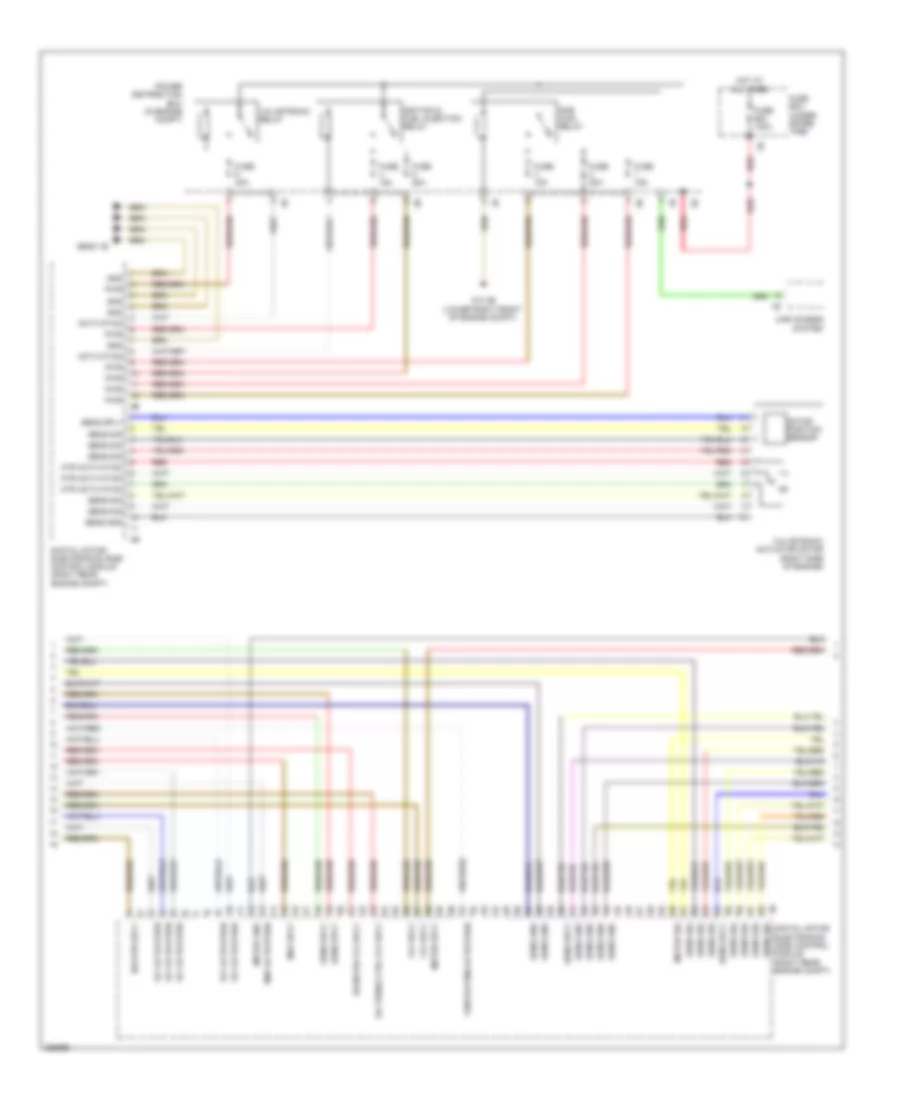 3.0L Twin Turbo, Engine Performance Wiring Diagram (3 of 5) for BMW 535xi 2012