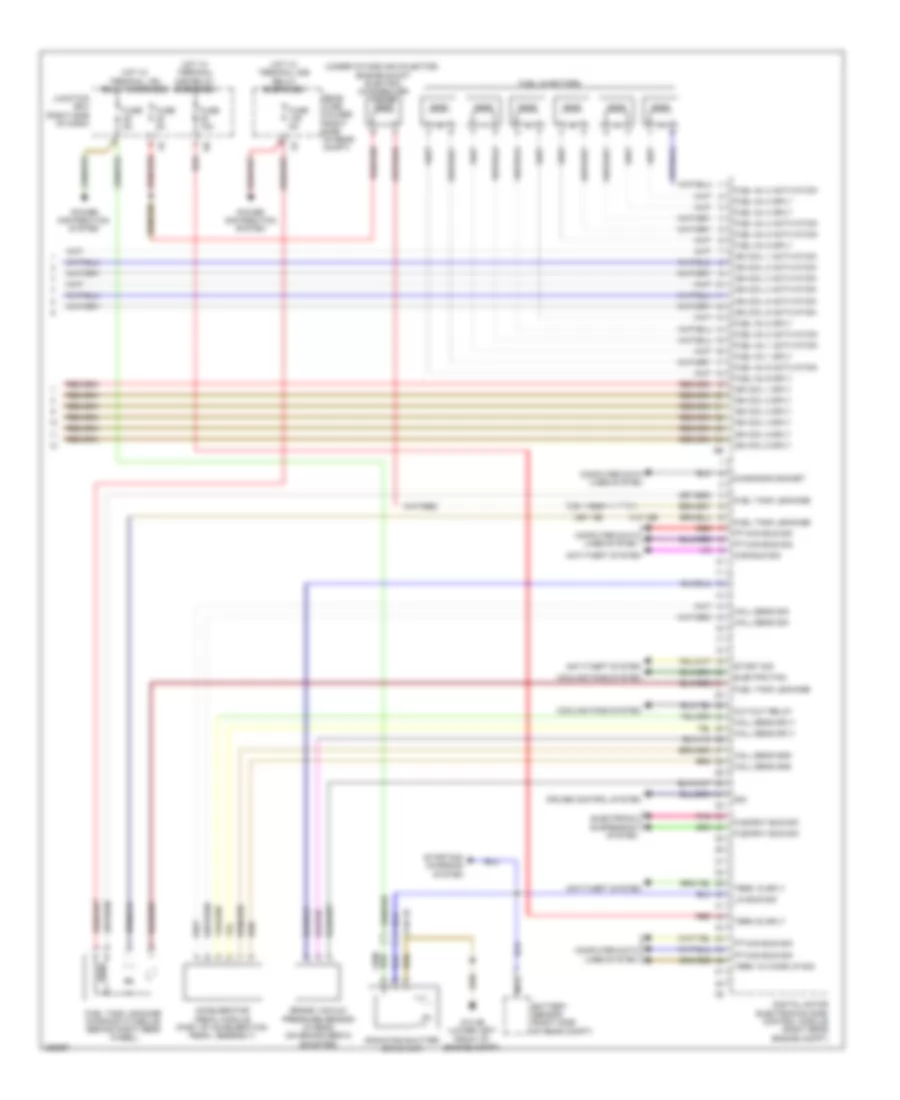 3.0L Twin Turbo, Engine Performance Wiring Diagram (5 of 5) for BMW 535xi 2012