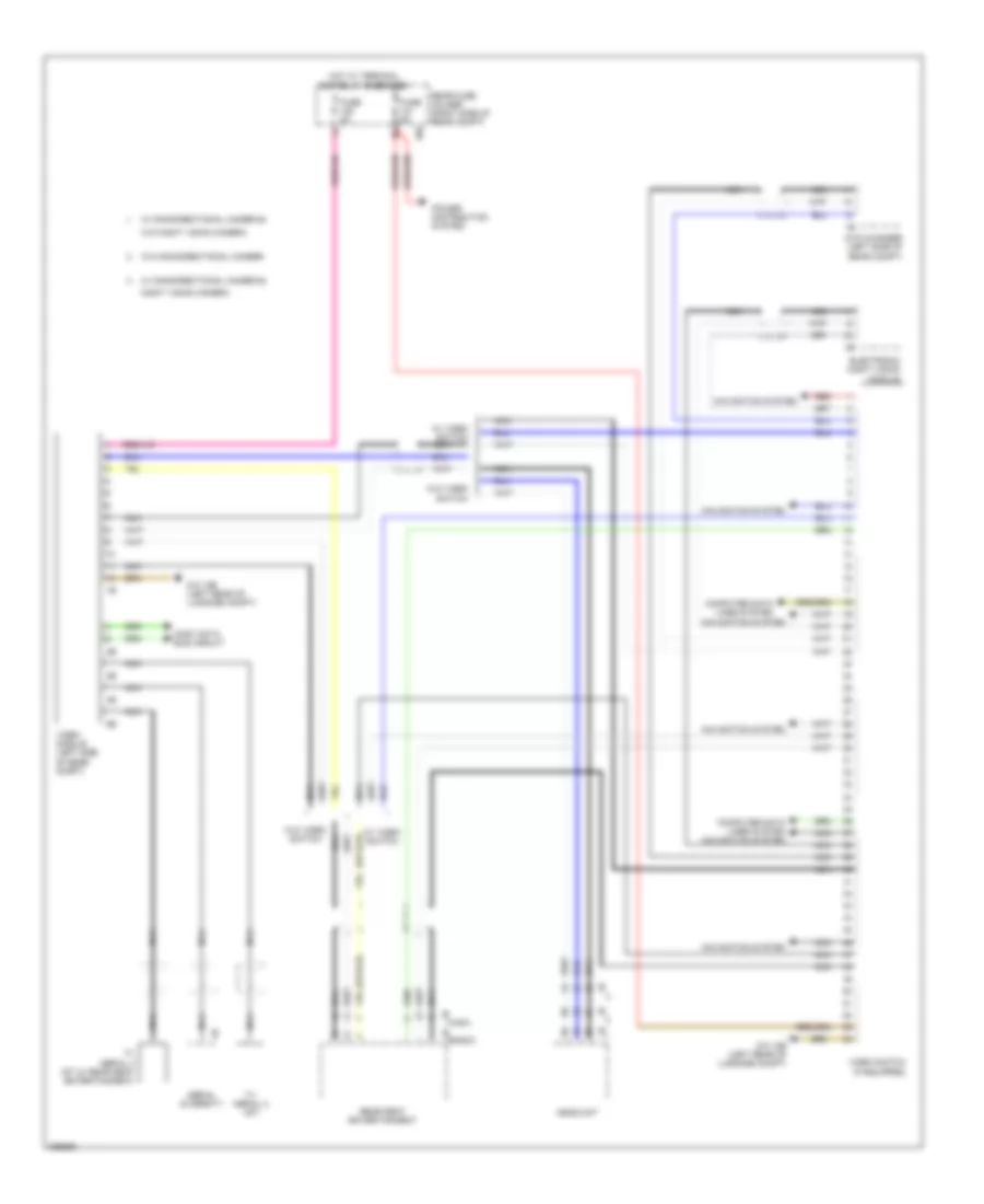 Video System Wiring Diagram for BMW 535xi 2012