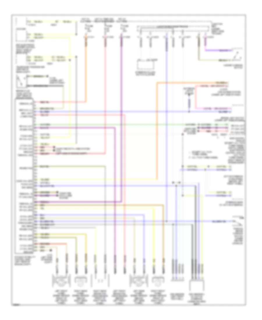 Anti-lock Brakes Wiring Diagram, without Bosch DSC for BMW 328i 2011