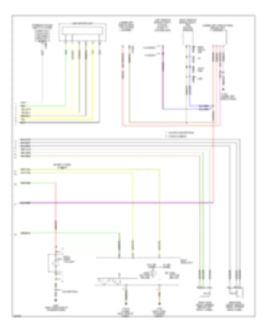 Adaptive Front Lighting Wiring Diagram 2 of 2 for BMW 328i 2011