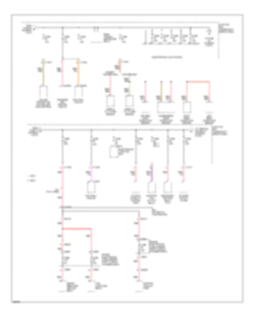 Power Distribution Wiring Diagram 2 of 5 for BMW 328i 2011
