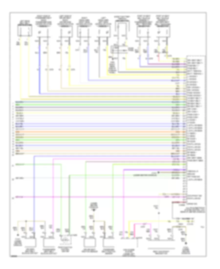 Supplemental Restraints Wiring Diagram Except Coupe 2 of 2 for BMW 328i 2011