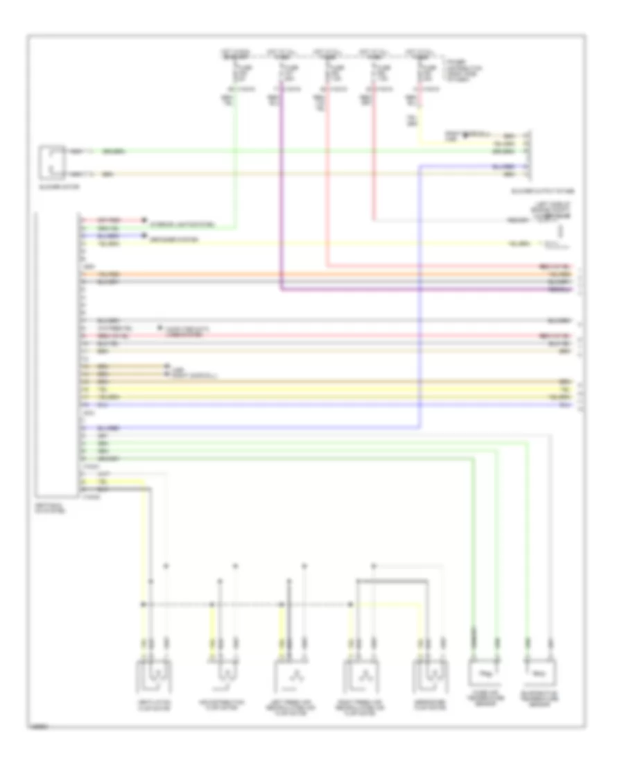 Automatic A C Wiring Diagram 1 of 2 for BMW X3 30i 2008