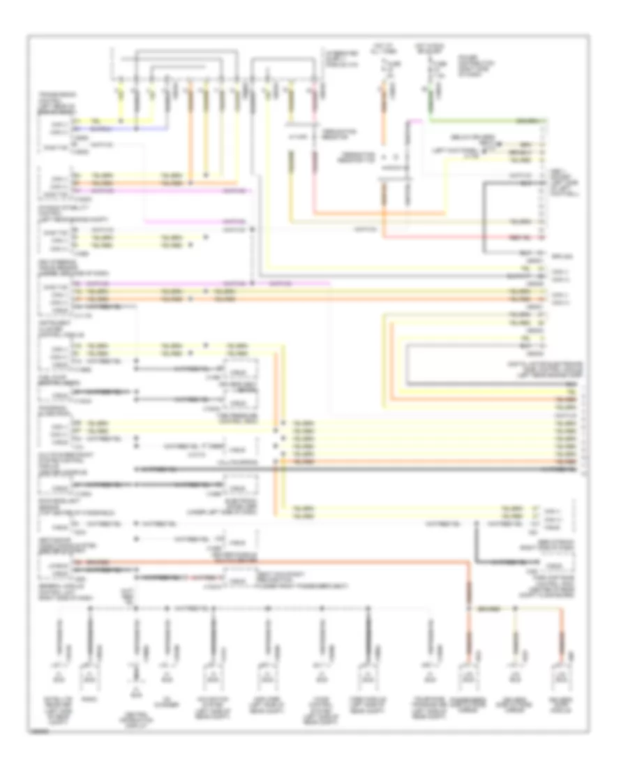 Computer Data Lines Wiring Diagram 1 of 2 for BMW X3 30i 2008