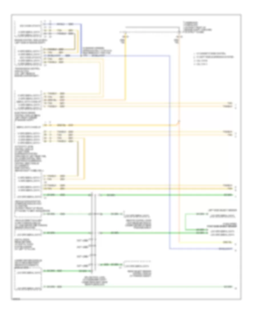 Электросхема линии передачи данных CAN (1 из 2) для Buick Lucerne Super 2009