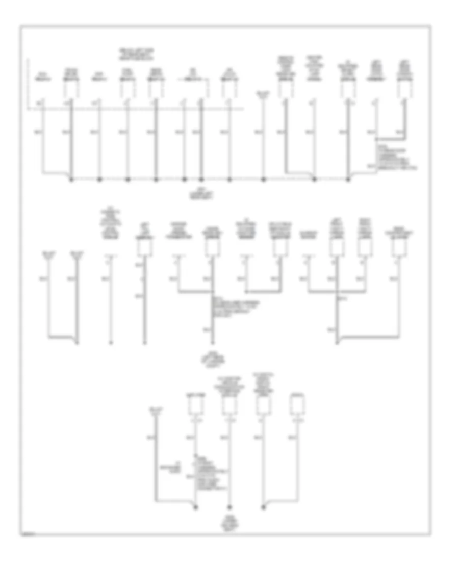 Электросхема подключение массы заземления (4 из 4) для Buick Lucerne CXS 2006
