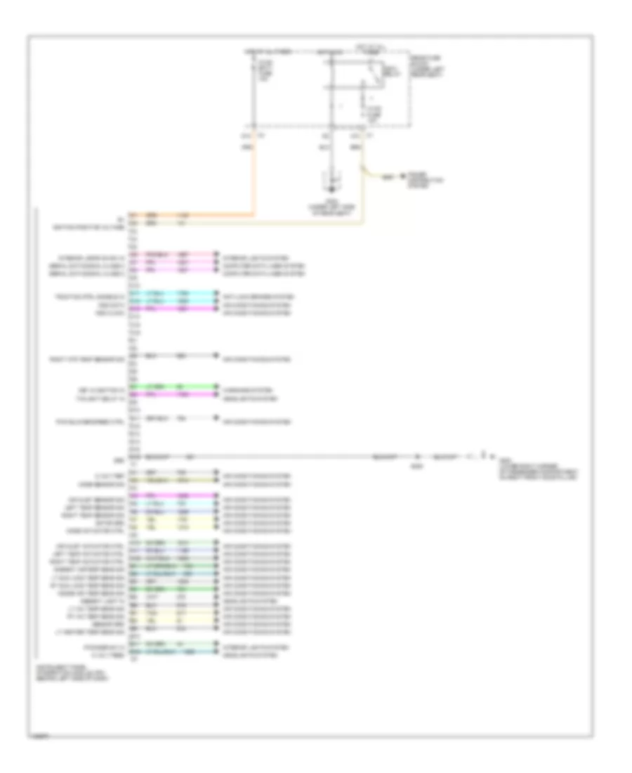 схема модуля интеграции приборной панели для Buick LeSabre Custom 2000