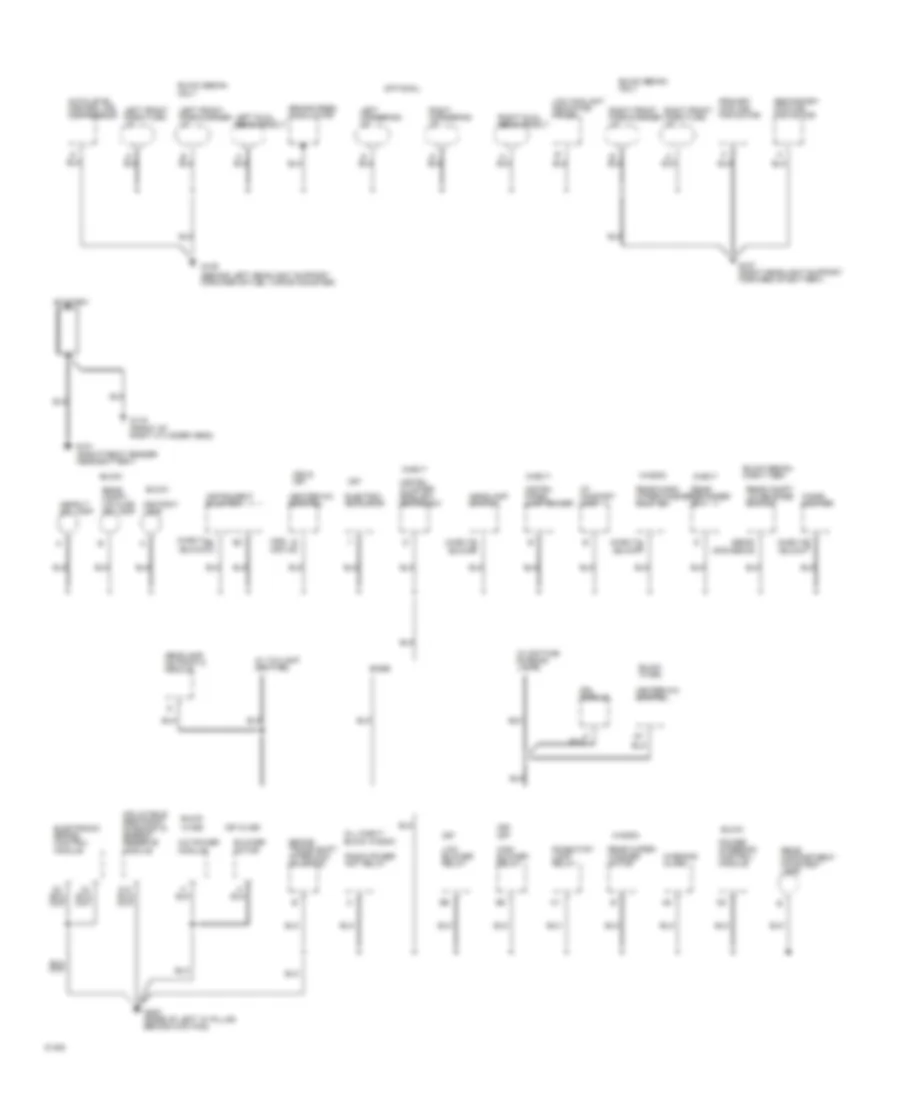 Электросхема подключение массы заземления (1 из 3) для Buick Roadmaster Limited 1994