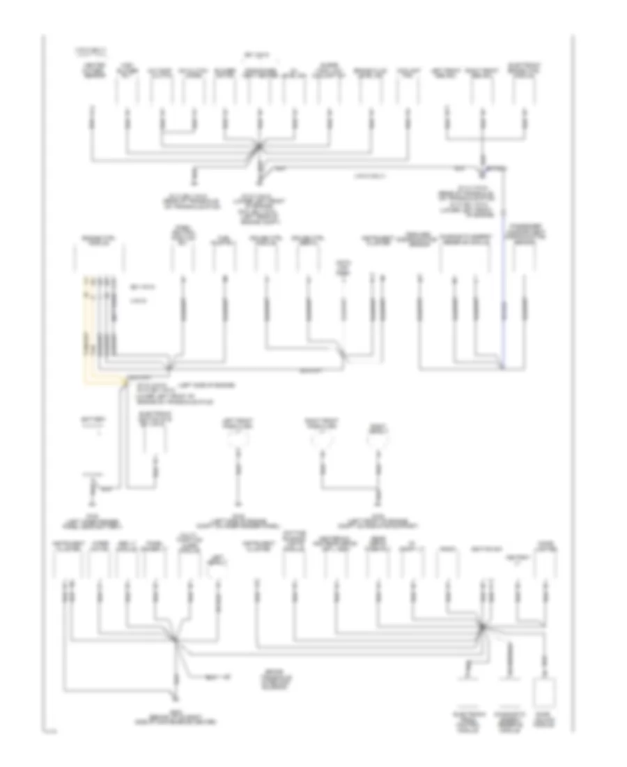 Электросхема подключение массы заземления (1 из 2) для Buick Skylark Gran Sport 1994
