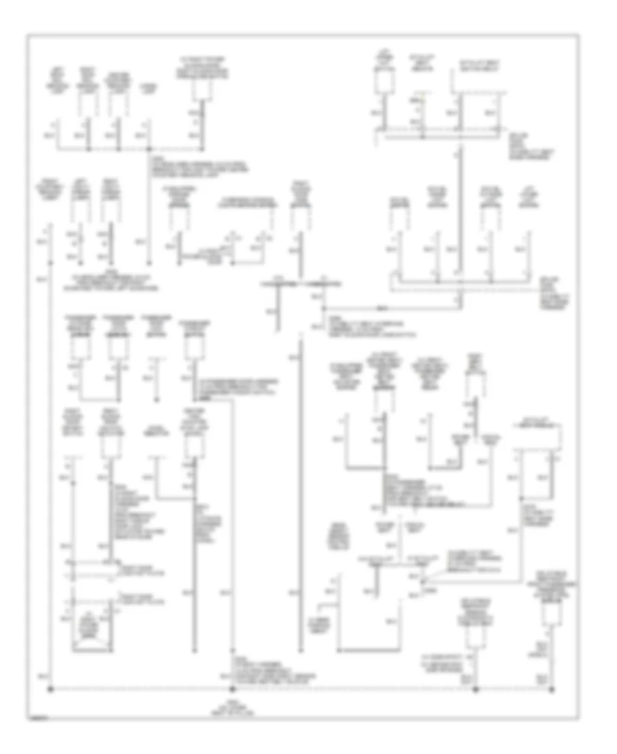 Электросхема подключение массы заземления (4 из 4) для Buick Terraza CX 2007