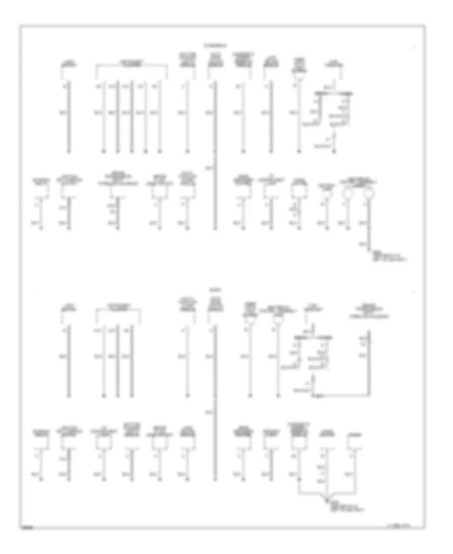 Электросхема подключение массы заземления (2 из 3) для Buick Century Special 1995