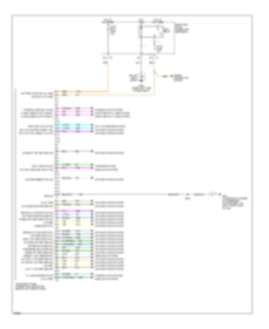 схема модуля интеграции приборной панели для Buick LeSabre Limited 2002