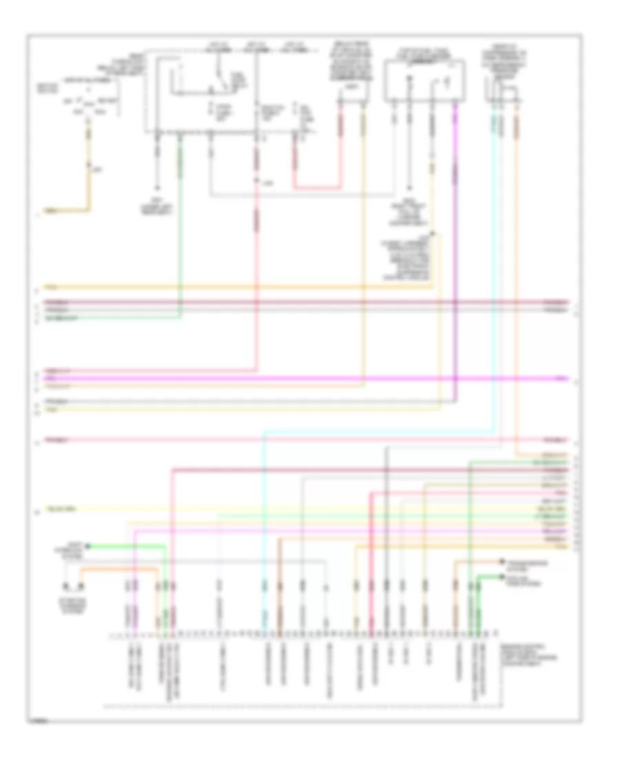 4.6L VIN 9, Электросхема системы управления двигателем (2 из 5) для Buick Lucerne CXL 2008