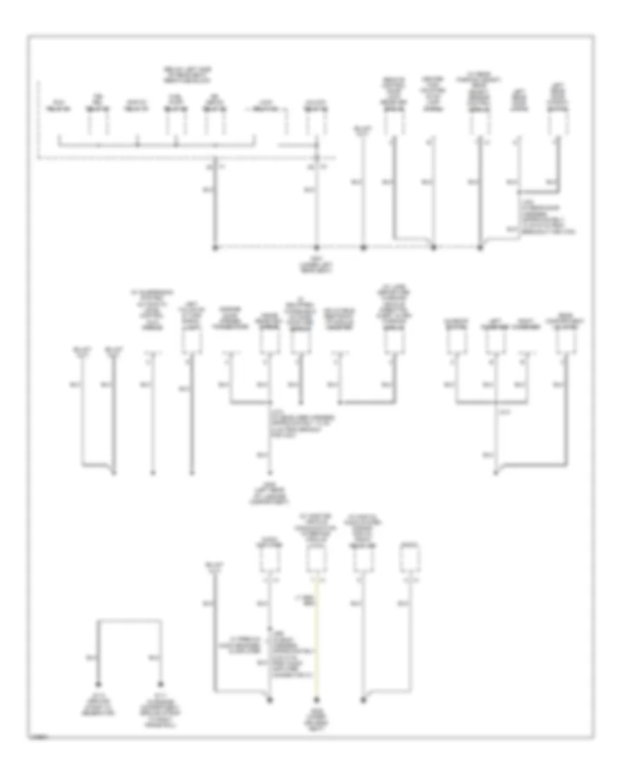 Электросхема подключение массы заземления (4 из 4) для Buick Lucerne CXL 2008