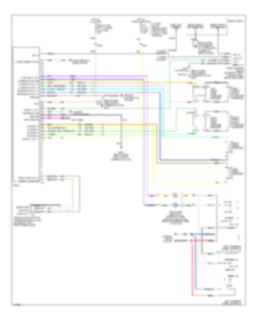 Электросхема магнитолы, без Усилитель для Buick Century 2004