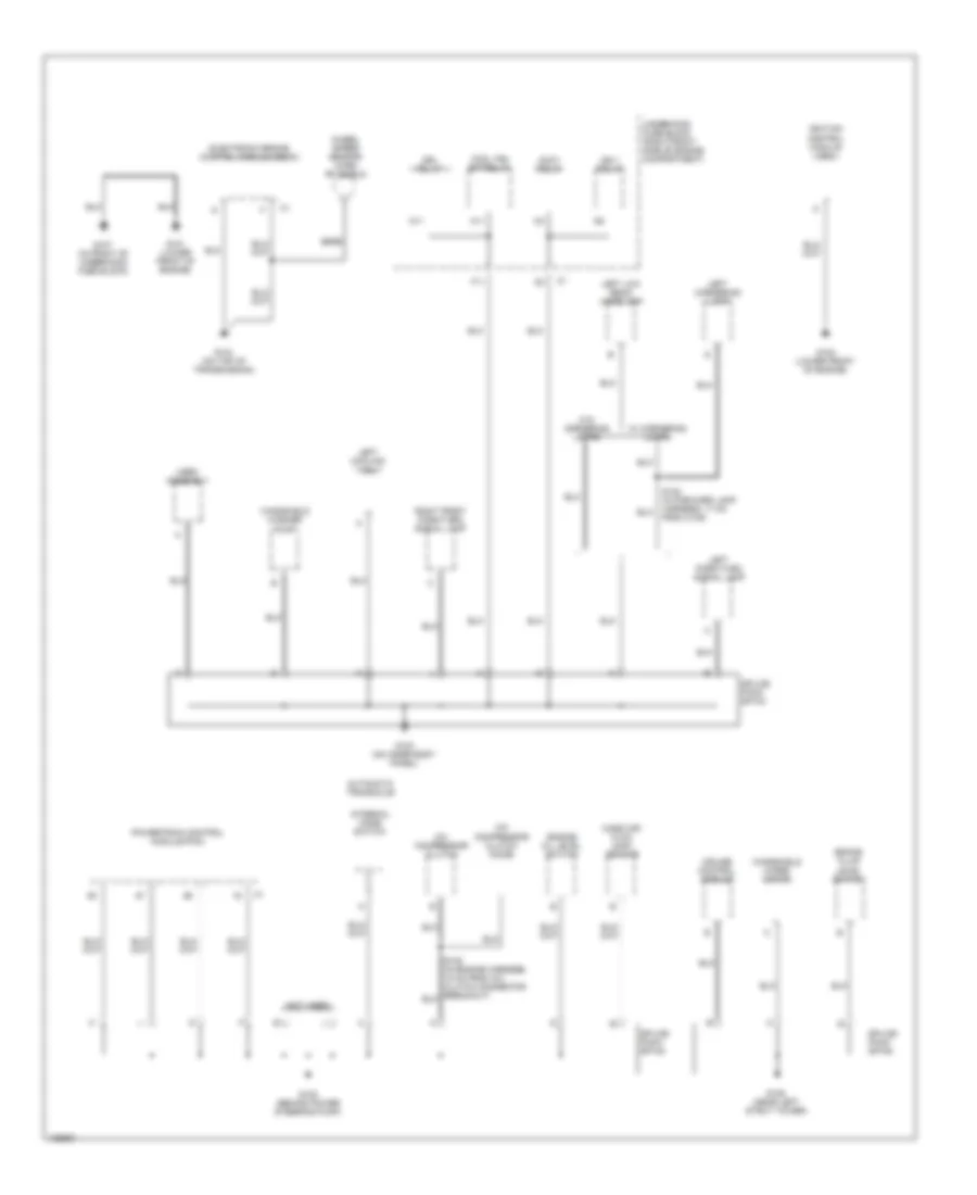 Электросхема подключение массы заземления (1 из 4) для Buick LeSabre Custom 2004