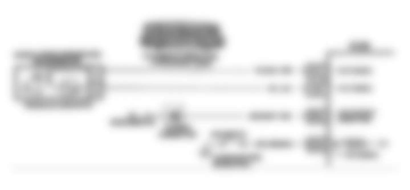 Buick Century Custom 1990 - Component Locations -  Code 24, VSS Flow Chart (All)