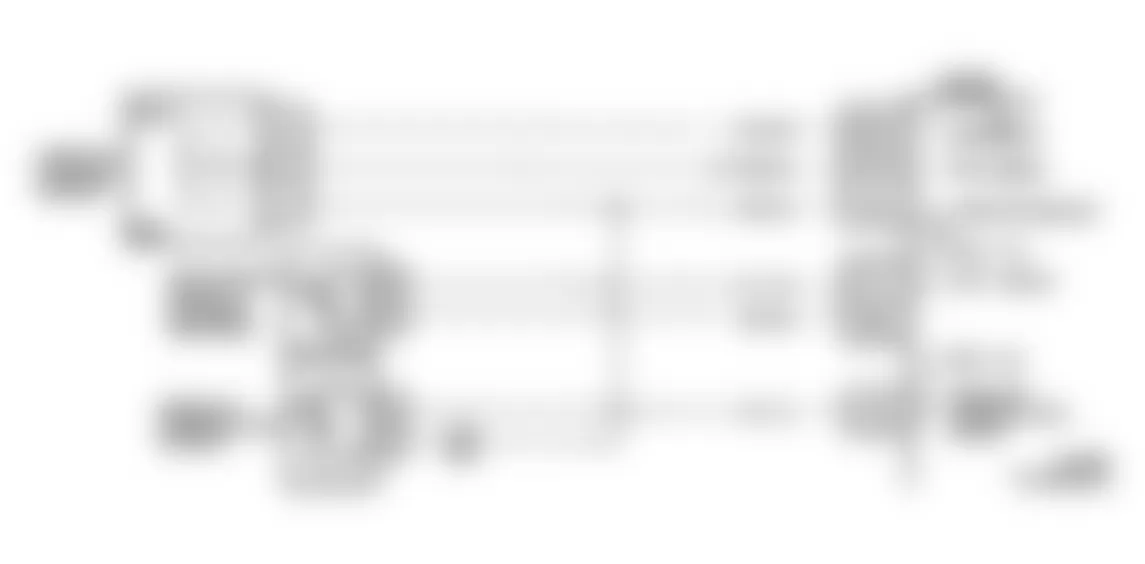 Buick Electra Limited 1990 - Component Locations -  Code 14: Coolant Temp Sensor Volt Lo Ckt Diag