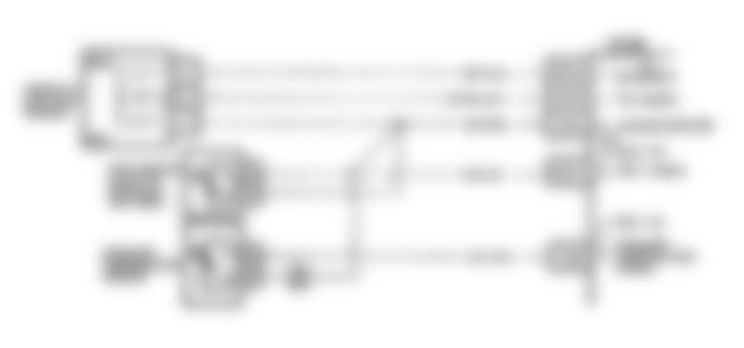 Buick Electra Limited 1990 - Component Locations -  Code 23: MAT Sensor Volt Hi Ckt Diag