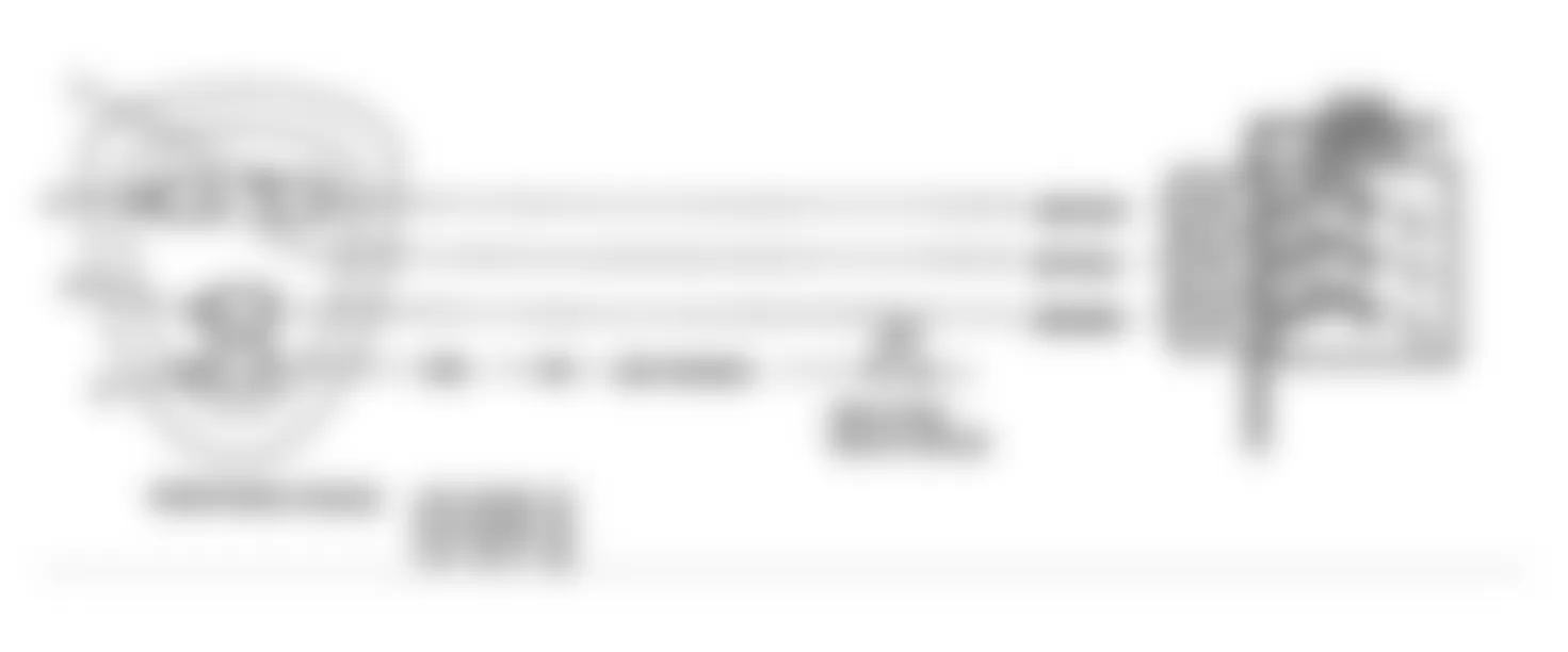 Buick Electra Limited 1990 - Component Locations -  Code 63/64 or 65: EGR Flow Check Ckt Diag