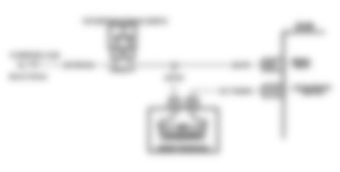 Buick Electra Park Avenue Ultra 1990 - Component Locations -  Code 38: Brake Switch Ckt Diag