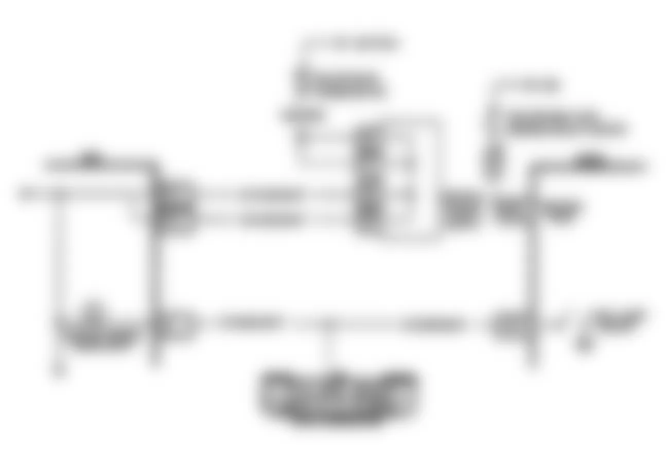 Buick Reatta 1990 - Component Locations -  Chart A-1 Circuit Diagram