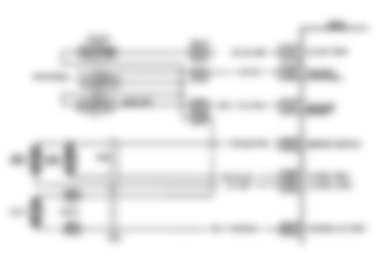 Buick Reatta 1990 - Component Locations -  Code B110: Circuit Diagram