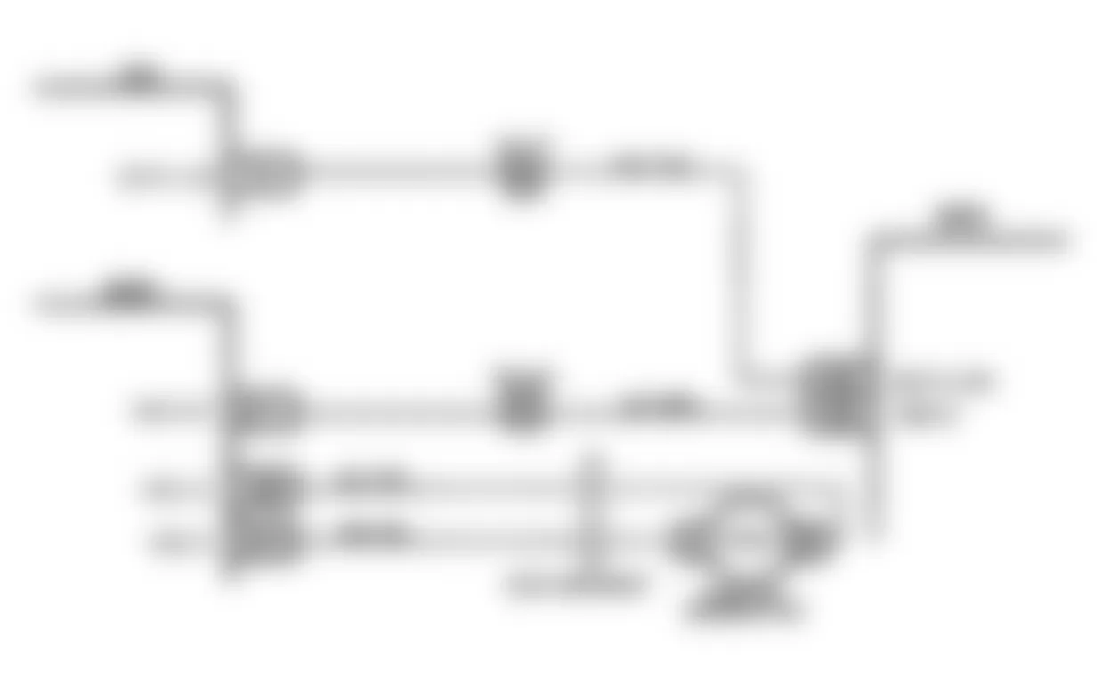 Buick Reatta 1990 - Component Locations -  Code B124: Circuit Diagram