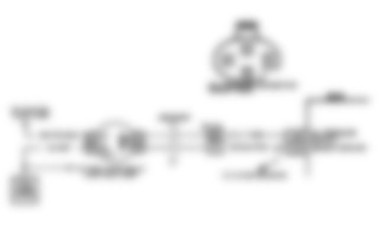 Buick Reatta 1990 - Component Locations -  Code B132: Circuit Diagram