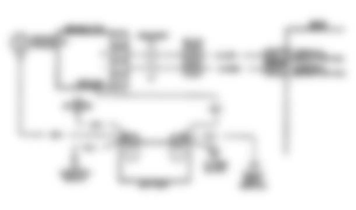 Buick Reatta 1990 - Component Locations -  Code B410: Circuit Diagram