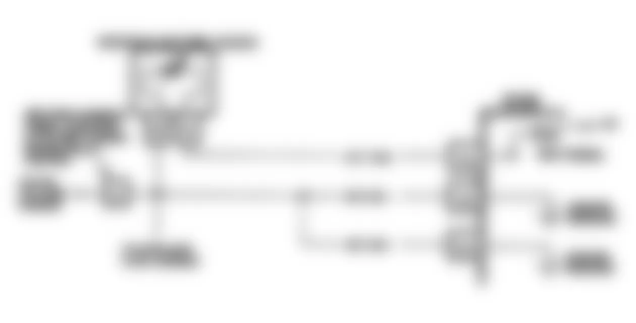 Buick Regal Custom 1990 - Component Locations -  Code 23: MAT Sensor Signal High Schematic (W Body)