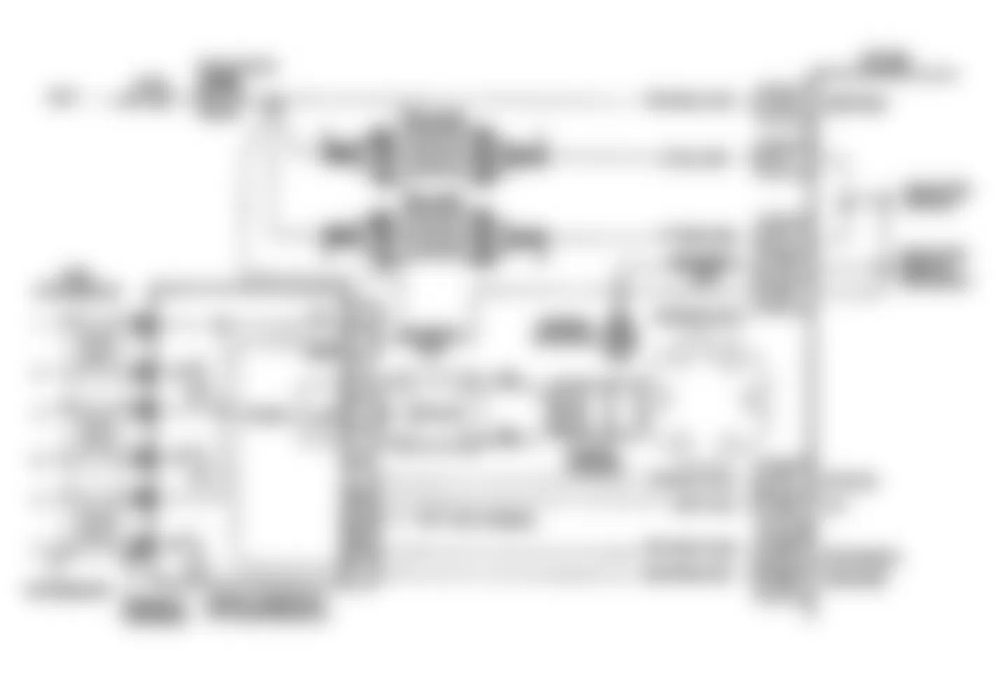 Buick Regal Custom 1990 - Component Locations -  Code 42: EST W/DIS Schematic (L Body)