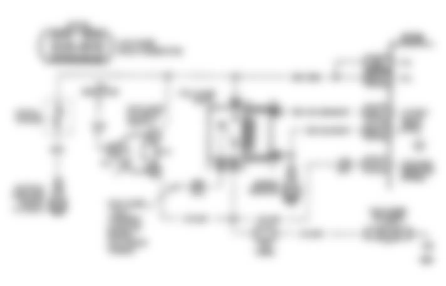 Buick Regal Custom 1990 - Component Locations -  Code 54: Fuel Pump Volt Low Schematic (A Body)