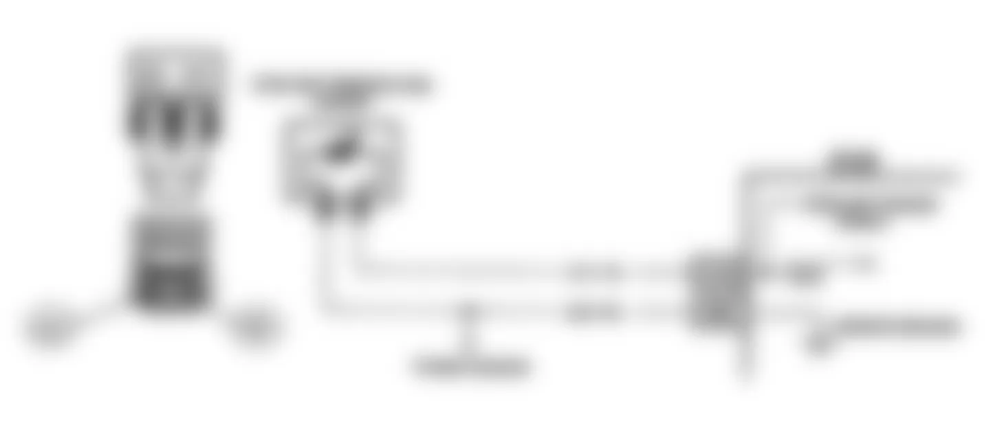 Buick Regal Gran Sport 1990 - Component Locations -  Code 14: CTS Signal Low Schematic (A Body)