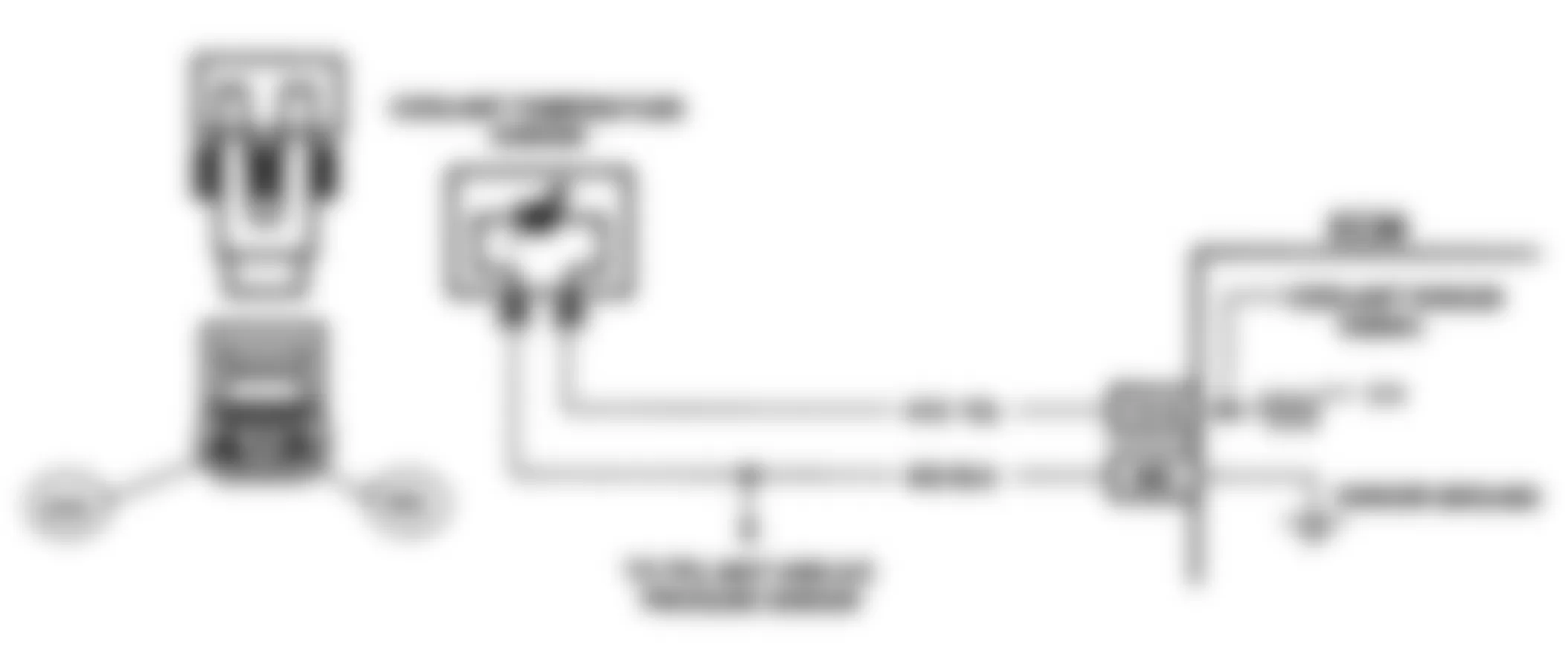 Buick Regal Gran Sport 1990 - Component Locations -  Code 14: CTS Signal Low Schematic (J Body)