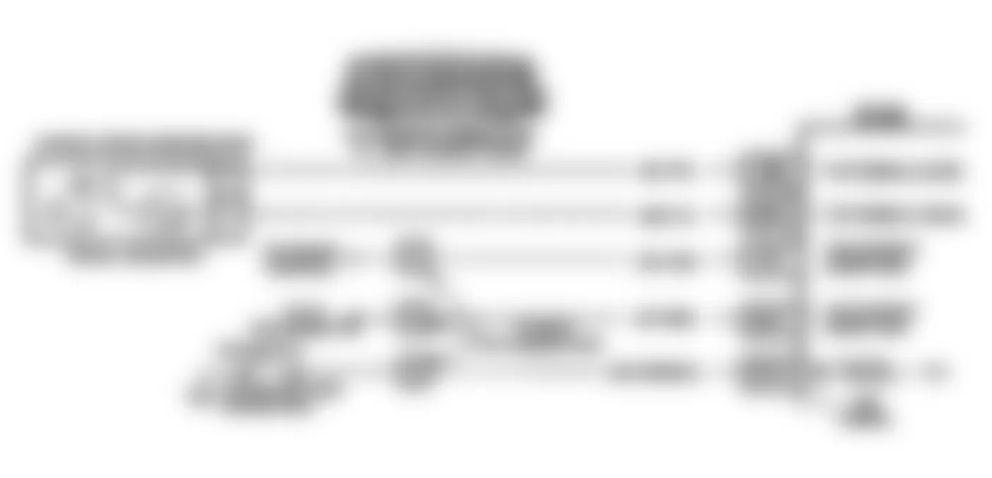 Buick Regal Gran Sport 1990 - Component Locations -  Code 24: Vehicle Speed Sensor Schematic (F Body)