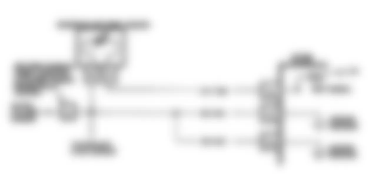 Buick Regal Gran Sport 1990 - Component Locations -  Code 32: EGR System Failure Schematic (W Body Non-Turbo)