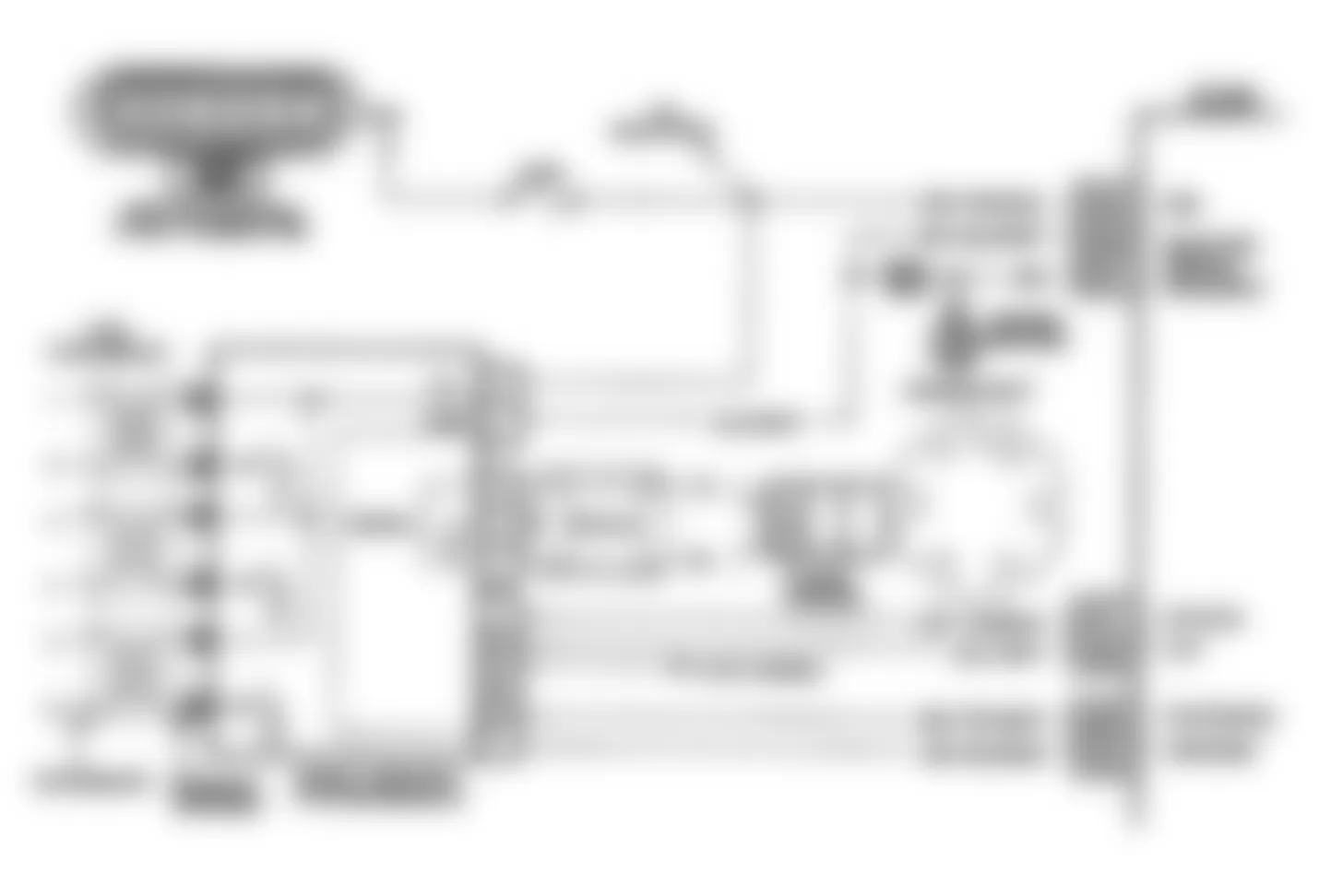 Buick Regal Gran Sport 1990 - Component Locations -  Code 42: EST W/DIS Schematic (J Body)