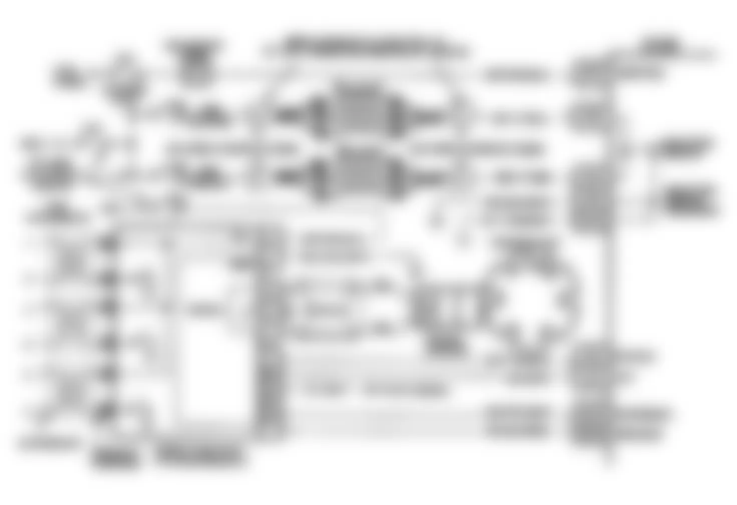 Buick Regal Gran Sport 1990 - Component Locations -  Code 42: EST W/DIS Schematic (W Body)