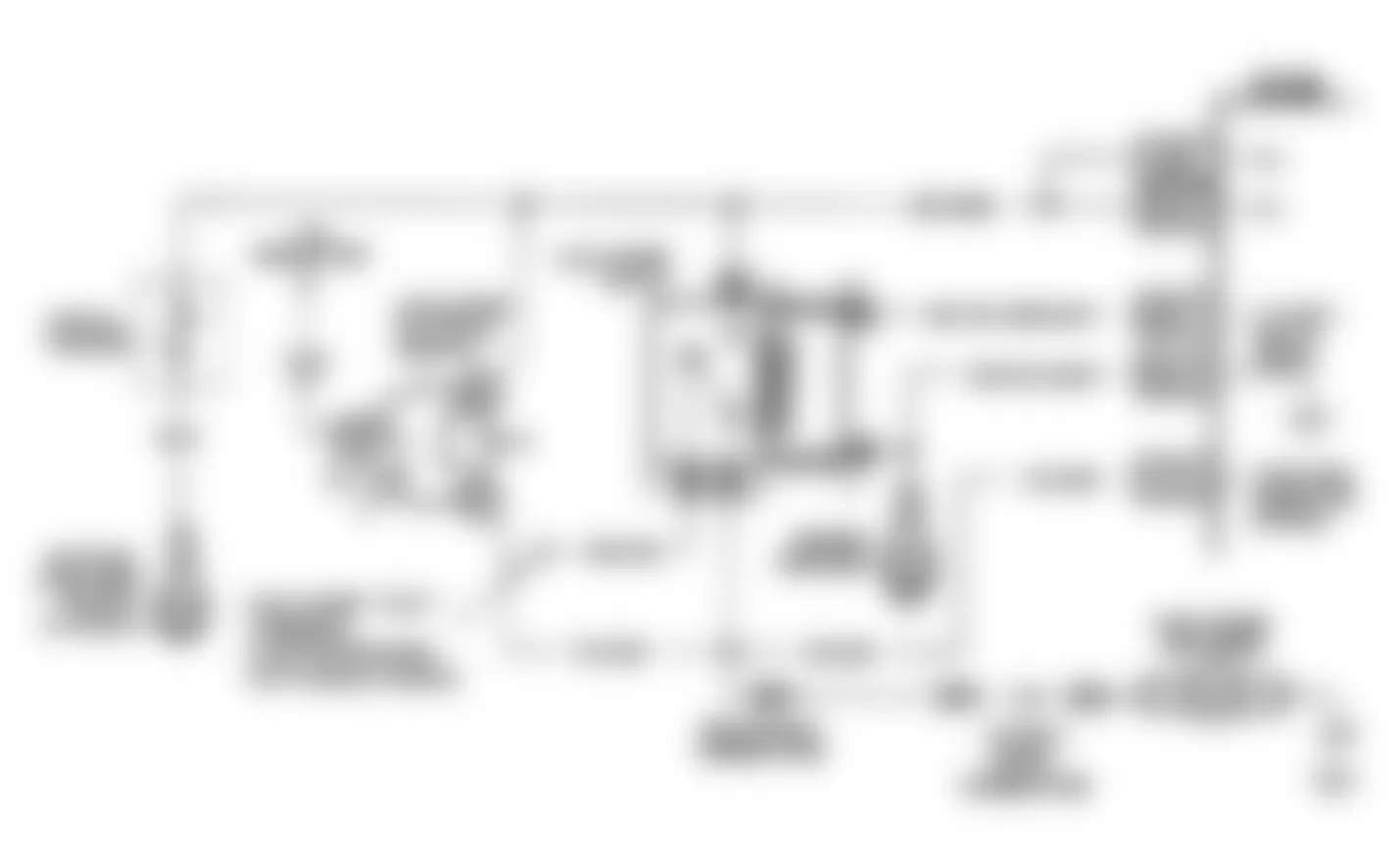 Buick Regal Gran Sport 1990 - Component Locations -  Code 54: Fuel Pump Volt Low Schematic (F Body)