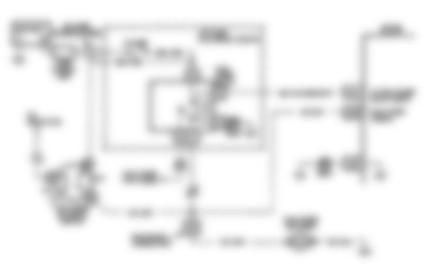 Buick Regal Gran Sport 1990 - Component Locations -  Code 54: Fuel Pump Volt Low Schematic (W Body)