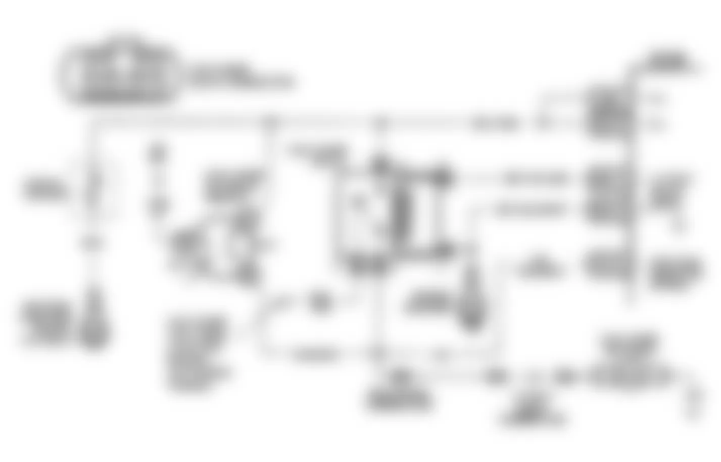 Buick Regal Limited 1990 - Component Locations -  Code 54: Fuel Pump Volt Low Schematic (L Body)