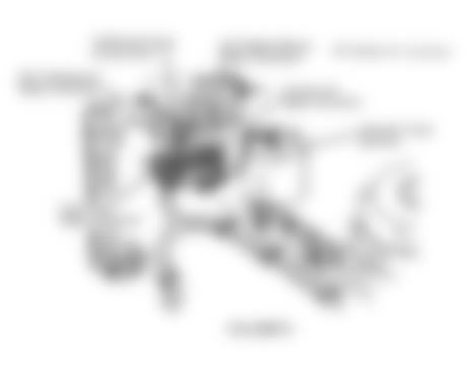 Buick Century Custom 1991 - Component Locations -  Component Locations (5 Of 6)