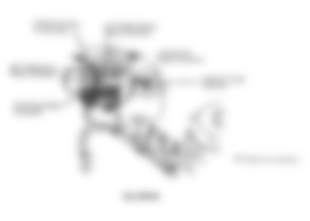 Buick Century Custom 1991 - Component Locations -  Component Locations (6 Of 6)