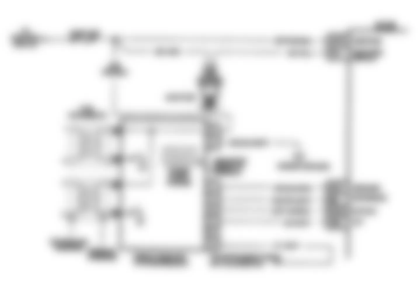 Buick Century Limited 1991 - Component Locations -  Code 42, Schematic, EST Circuit Open or Grounded